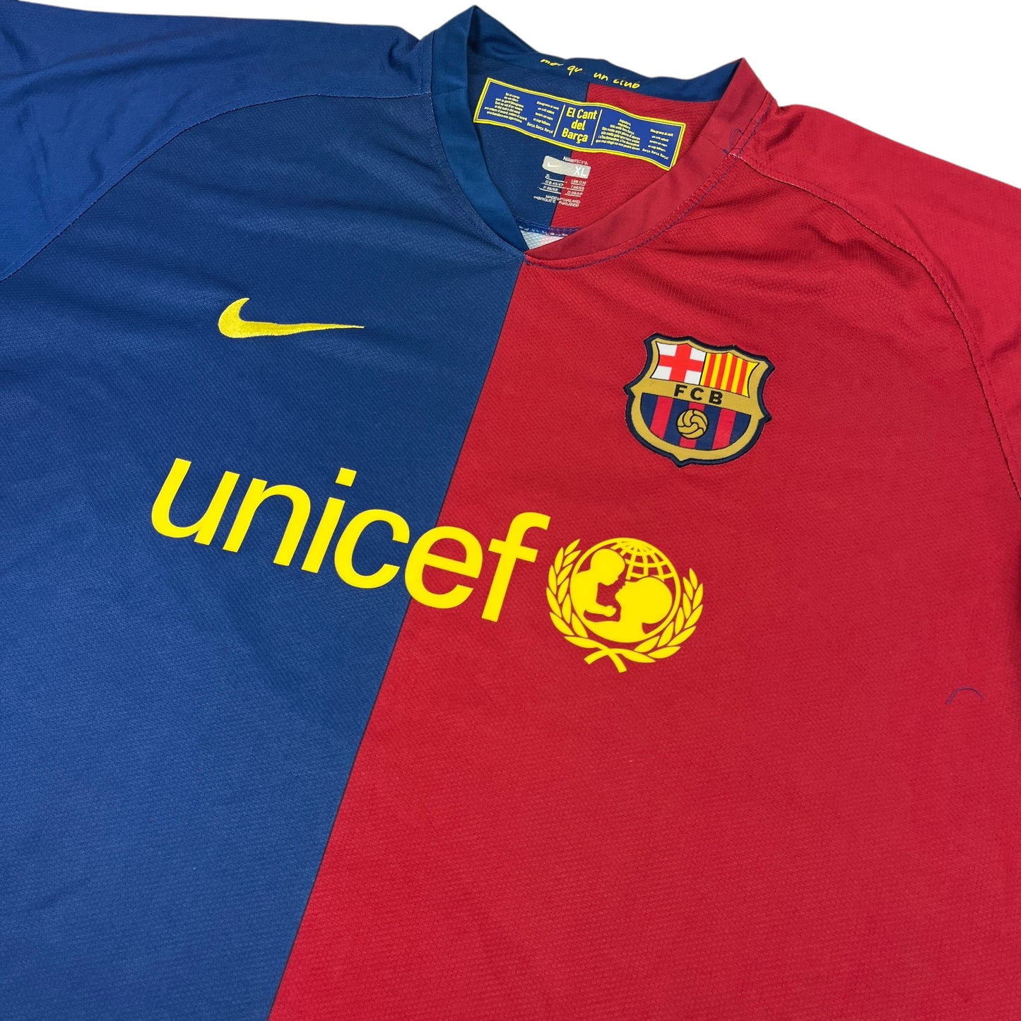02368 Nike FC Barcelona 2008-2009 „Bob“ Home Fanjersey