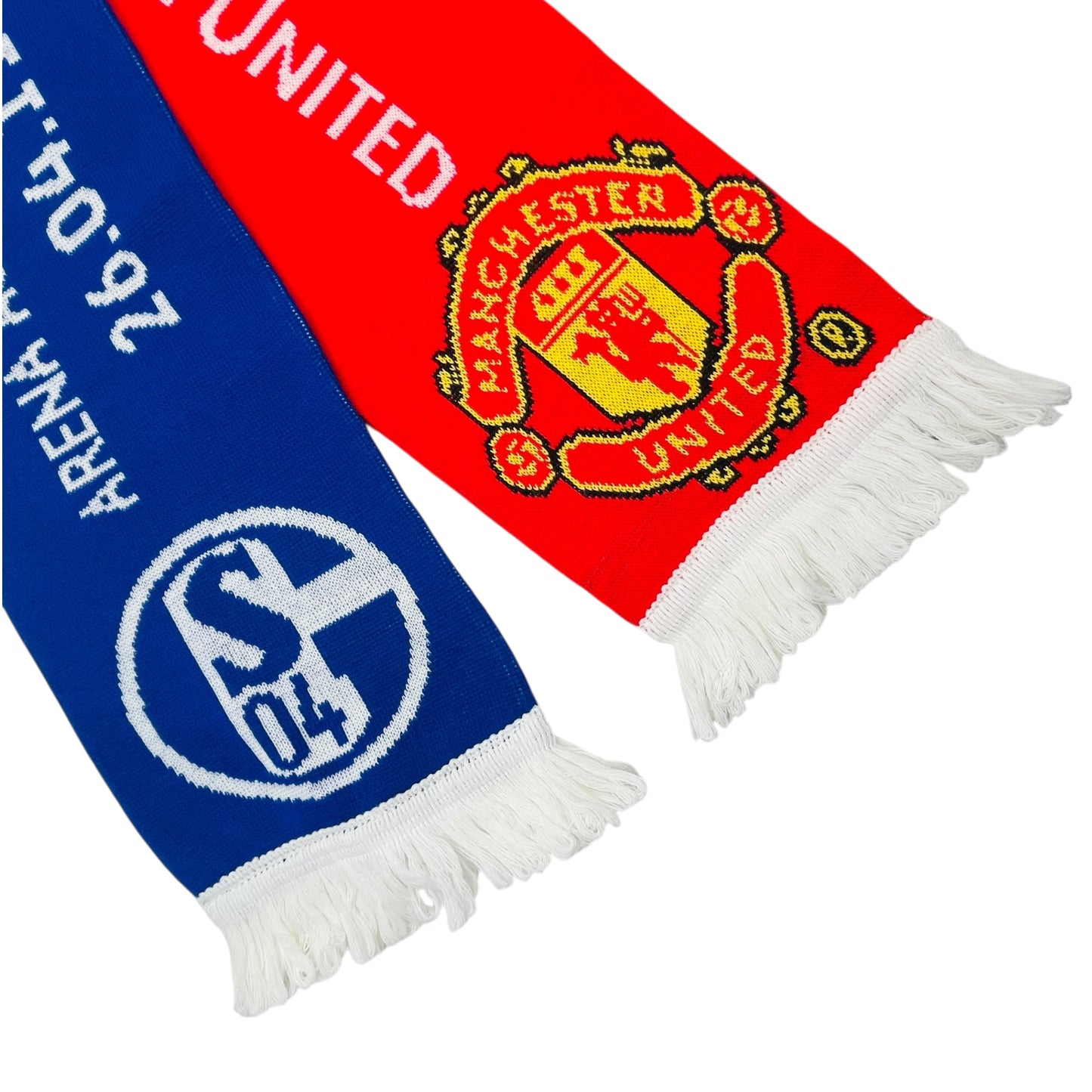 Offical Schalke 04 vs Manchester United 2011 Champions League Fan Scarf