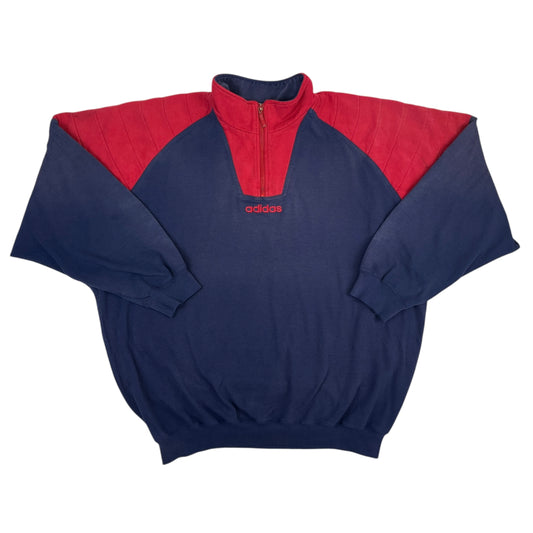 02603 Adidas 90s 1/4 Zip Sweater