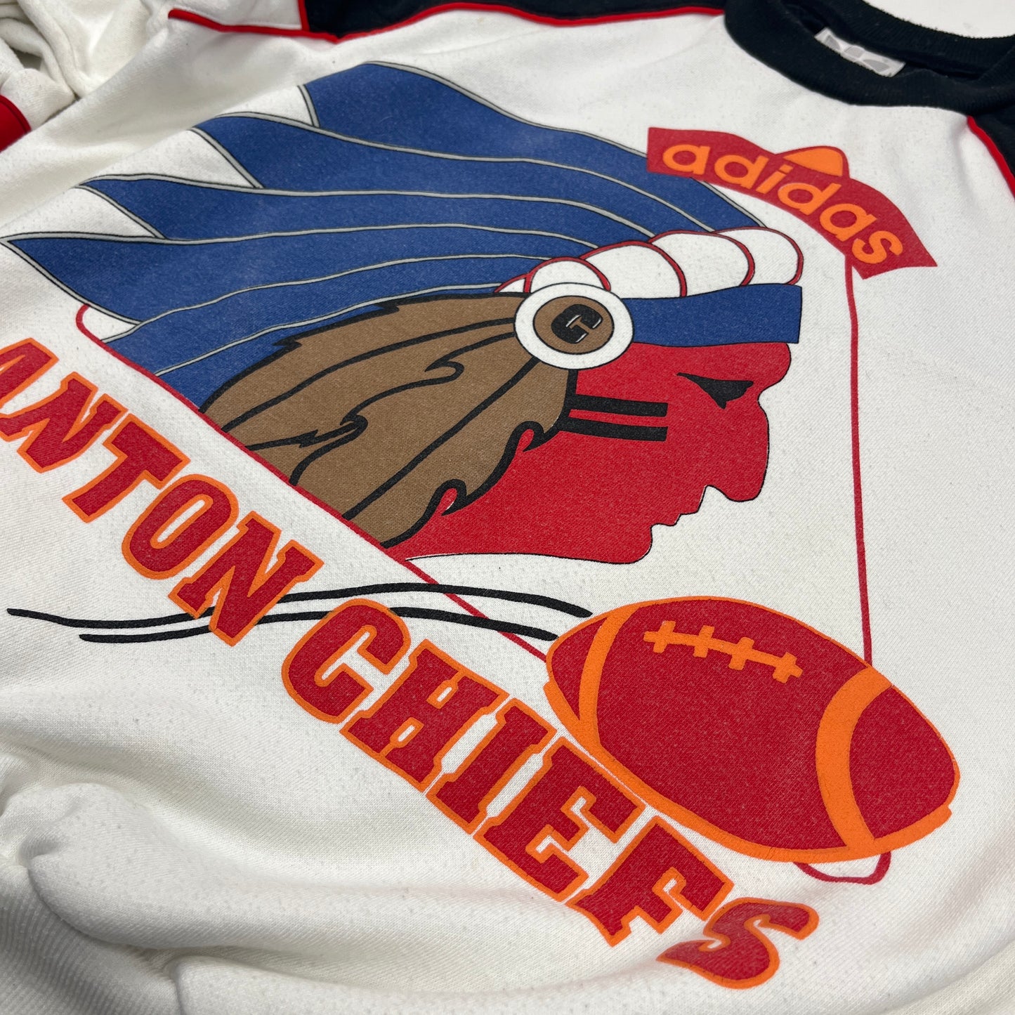 01906 Adidas Vintage Canton Chiefs Sweater