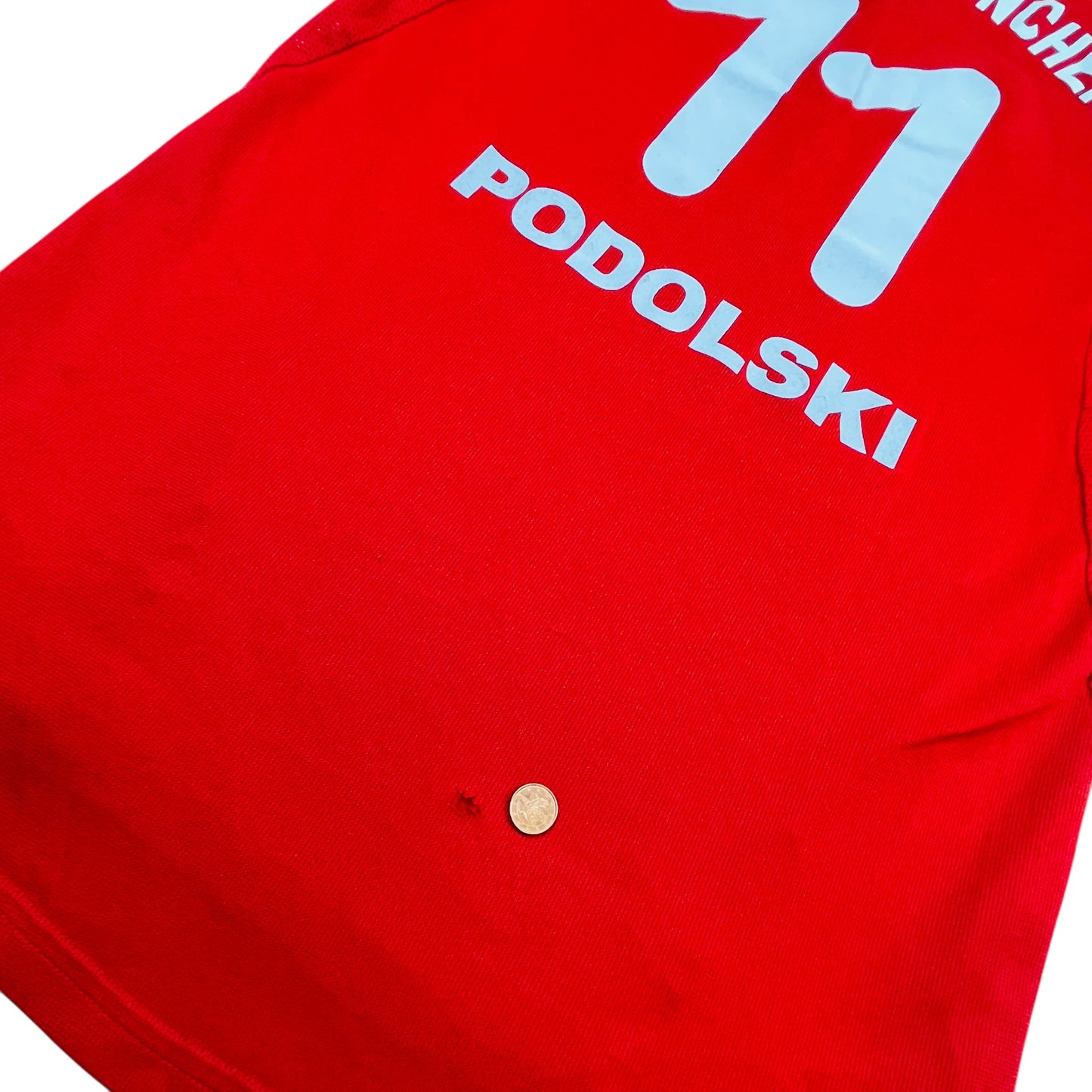 02701 Adidas FC Bayern München Lukas Podolski 2006-2007 Home Jersey