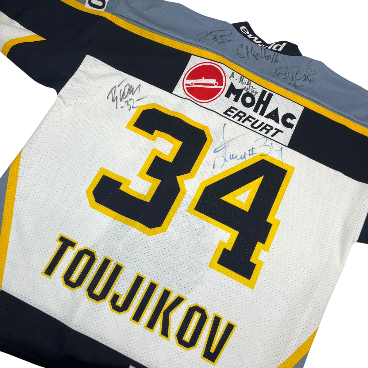 EWALD Erfurt Black Dragons Rouslan Toujikov 2000/2001 Jersey (signed by multiple players)