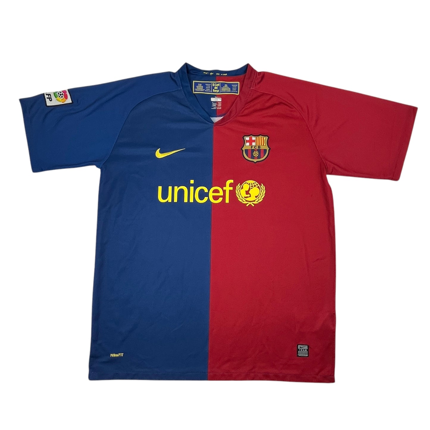 02368 Nike FC Barcelona 2008-2009 „Bob“ Home Fanjersey