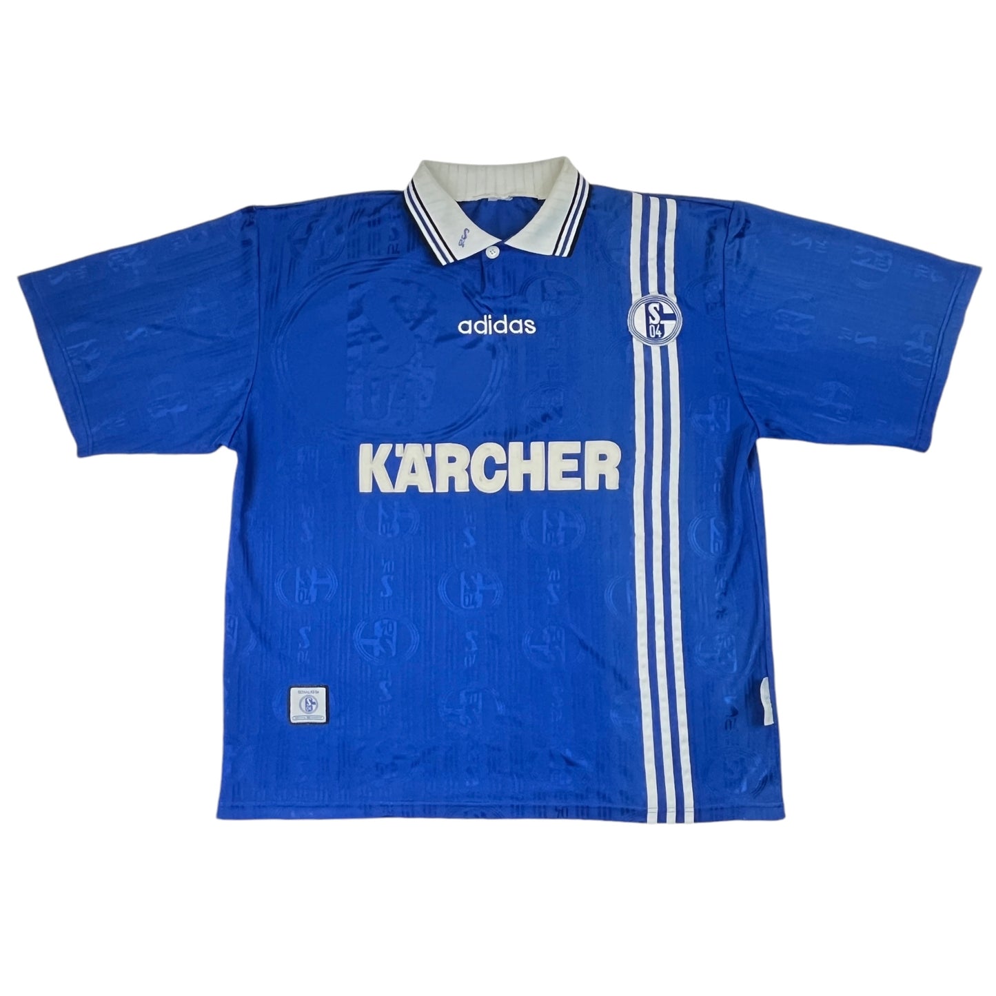 02285 Adidas FC Schalke 04 1996-1997 Home Jersey