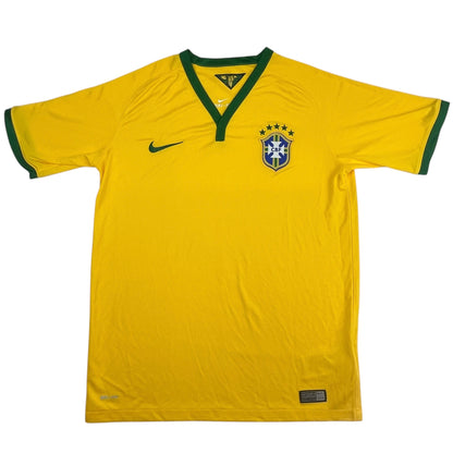 02714 Nike Brazil National Team 2014 Home Jersey