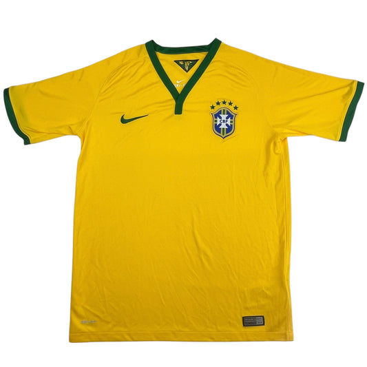 02714 Nike Brazil National Team 2014 Home Jersey