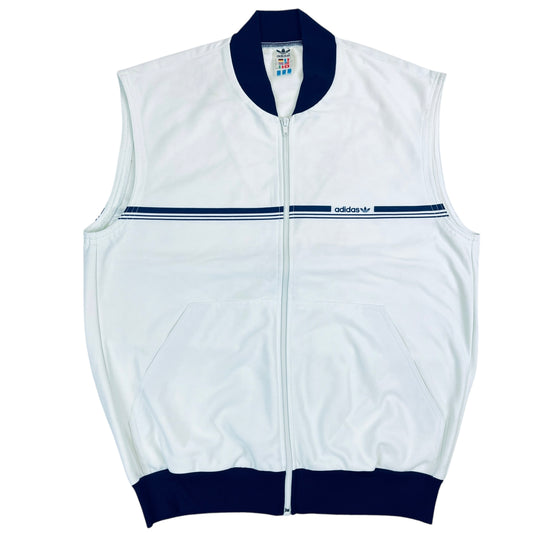 02575 Adidas 80s Tennis Zipper Vest