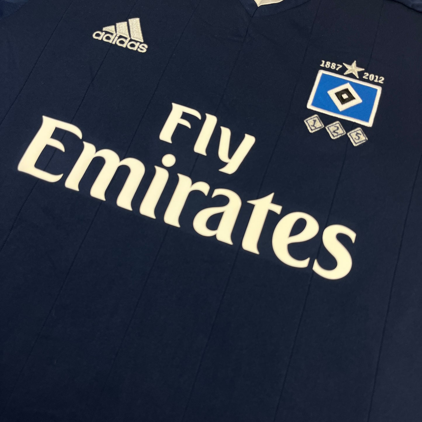 02888 Adidas HSV 125th Anniversary 2012 Fan “Vossi” Away Jersey