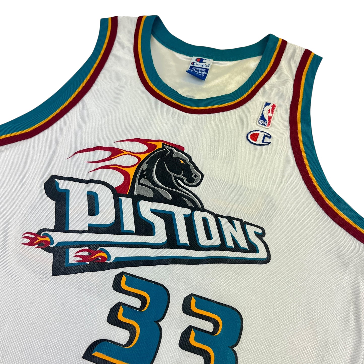 02641 Champion Detroit Pistons Grant Hill Jersey