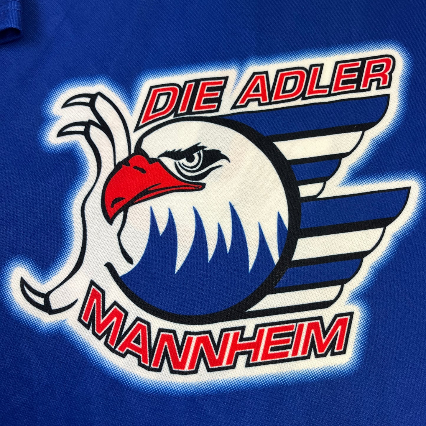 REEBOK ADLER MANNHEIM NATHAN ROBINSON „team signed“ 2005/2006 alternate Jersey