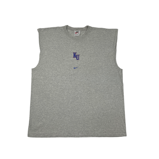 01702 Nike 90s Kansas University Football Tanktop
