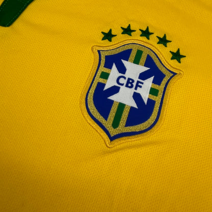 02714 Nike Brazil National Team 2014 Home Jersey