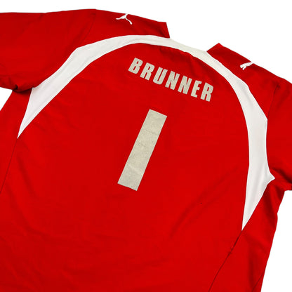 Puma Swiss Natural Football Team 2007-2007 Fanmade „Martin Brunner“ Home Jersey