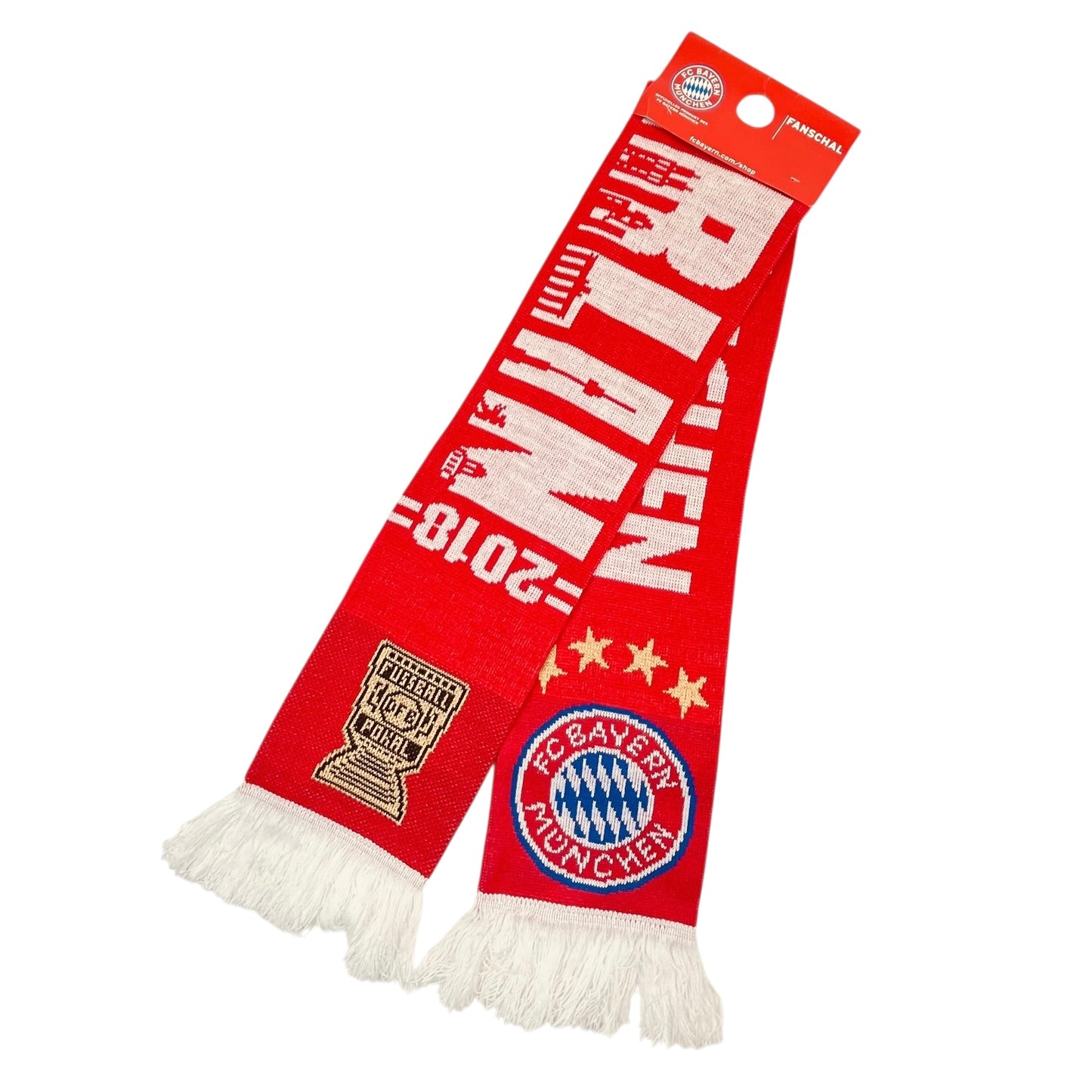 FC Bayern München Deadstock DFB Pokal 2018 Fan Scarf