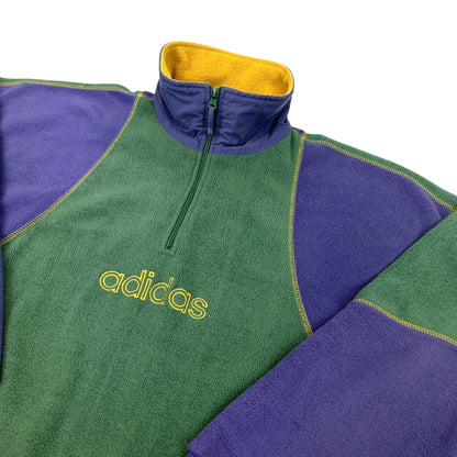 02224 Adidas 90s Fleece 1/4 Zip Sweater