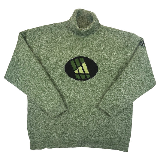 02276 Adidas 90s Snowboard Turtleneck Knitted Sweater