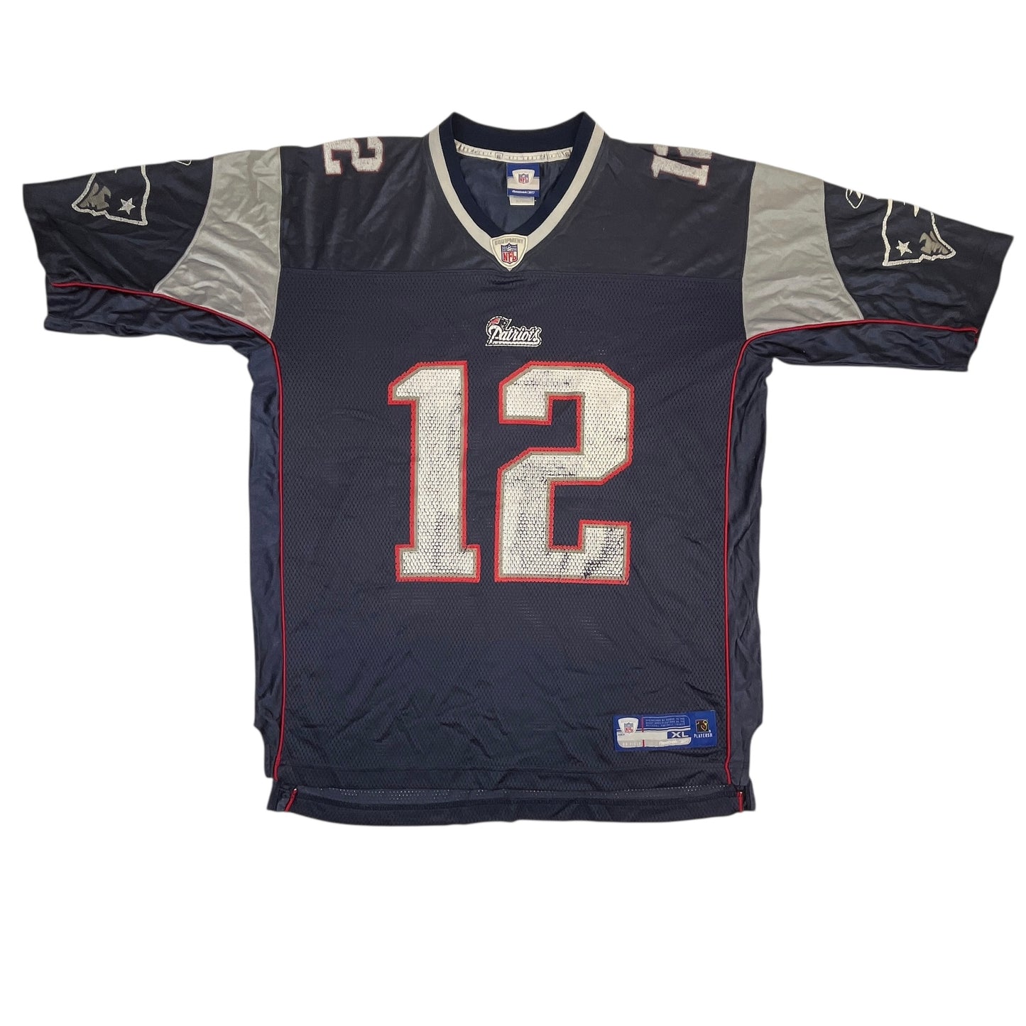 03025 Reebok Pittsburgh Patriots 2000s „Tom Brady“ Jersey