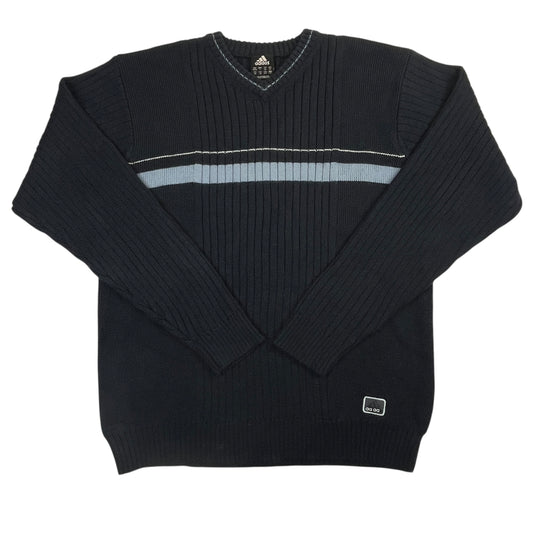 Adidas 2000s V-Neck Knitted Sweater