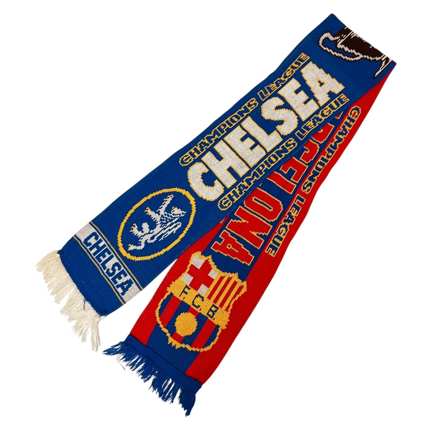 Chelsea FC vs FC Barcelona Champions League Scarf