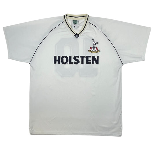 02388 Score Draw Tottenham Hot spur 1989-1991 Home Retro Shirt