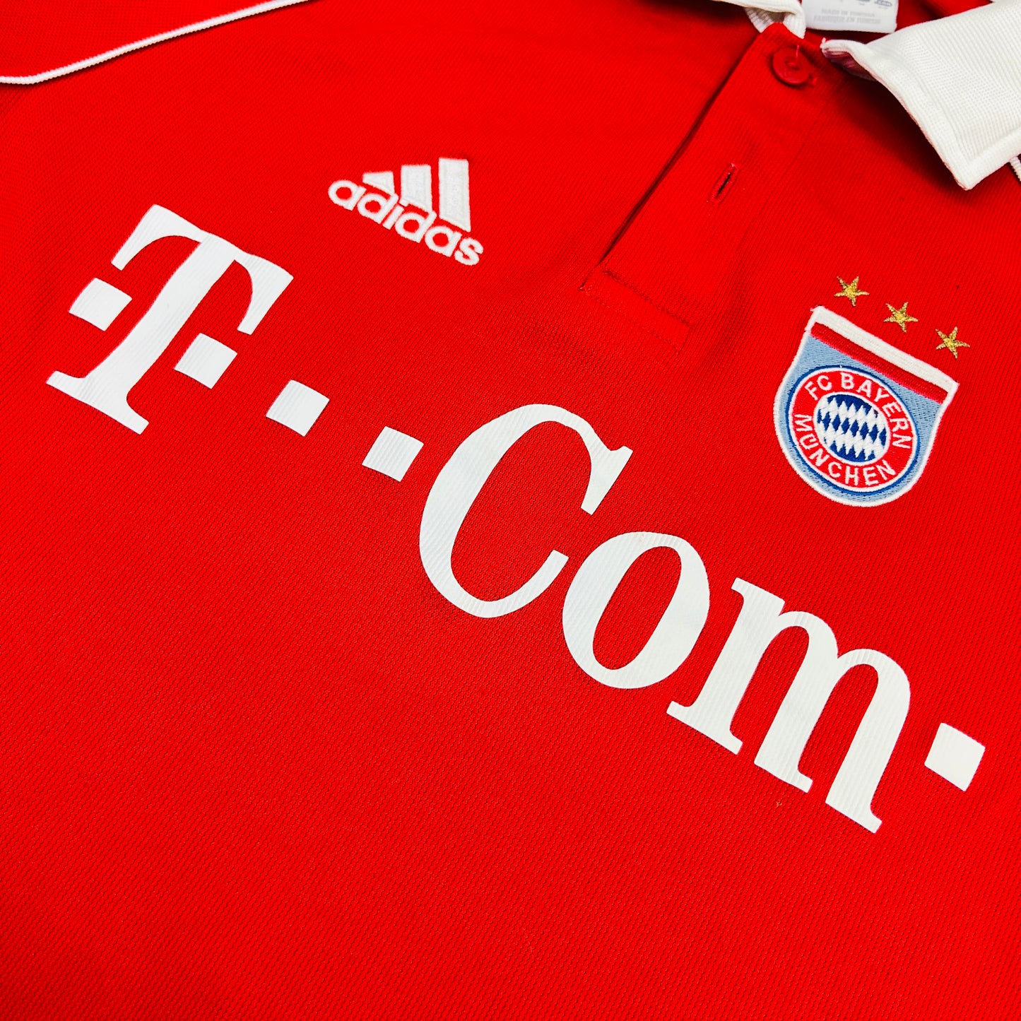 02701 Adidas FC Bayern München Lukas Podolski 2006-2007 Home Jersey