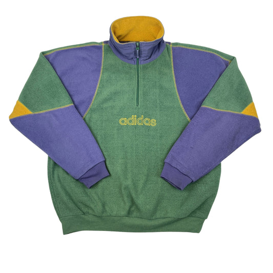 02224 Adidas 90s Fleece 1/4 Zip Sweater