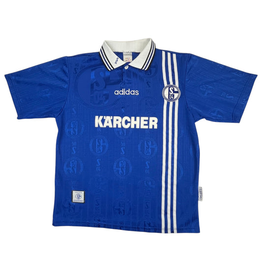 03013 Adidas FC Schalke 04 1996-1997 Home Jersey