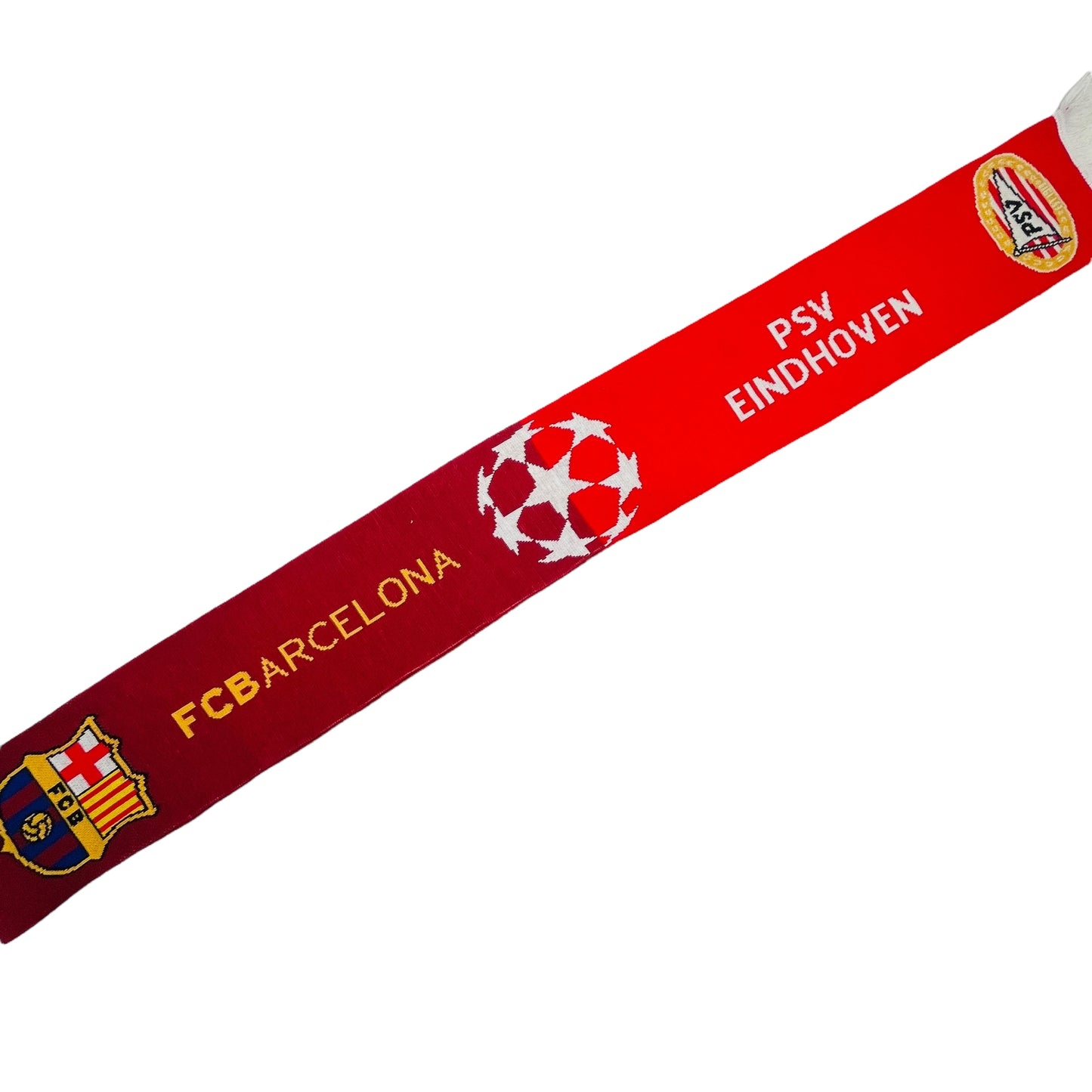 03194 PSV Eindhoven vs FC Barcelona 2018 Champions League Fan Scarf
