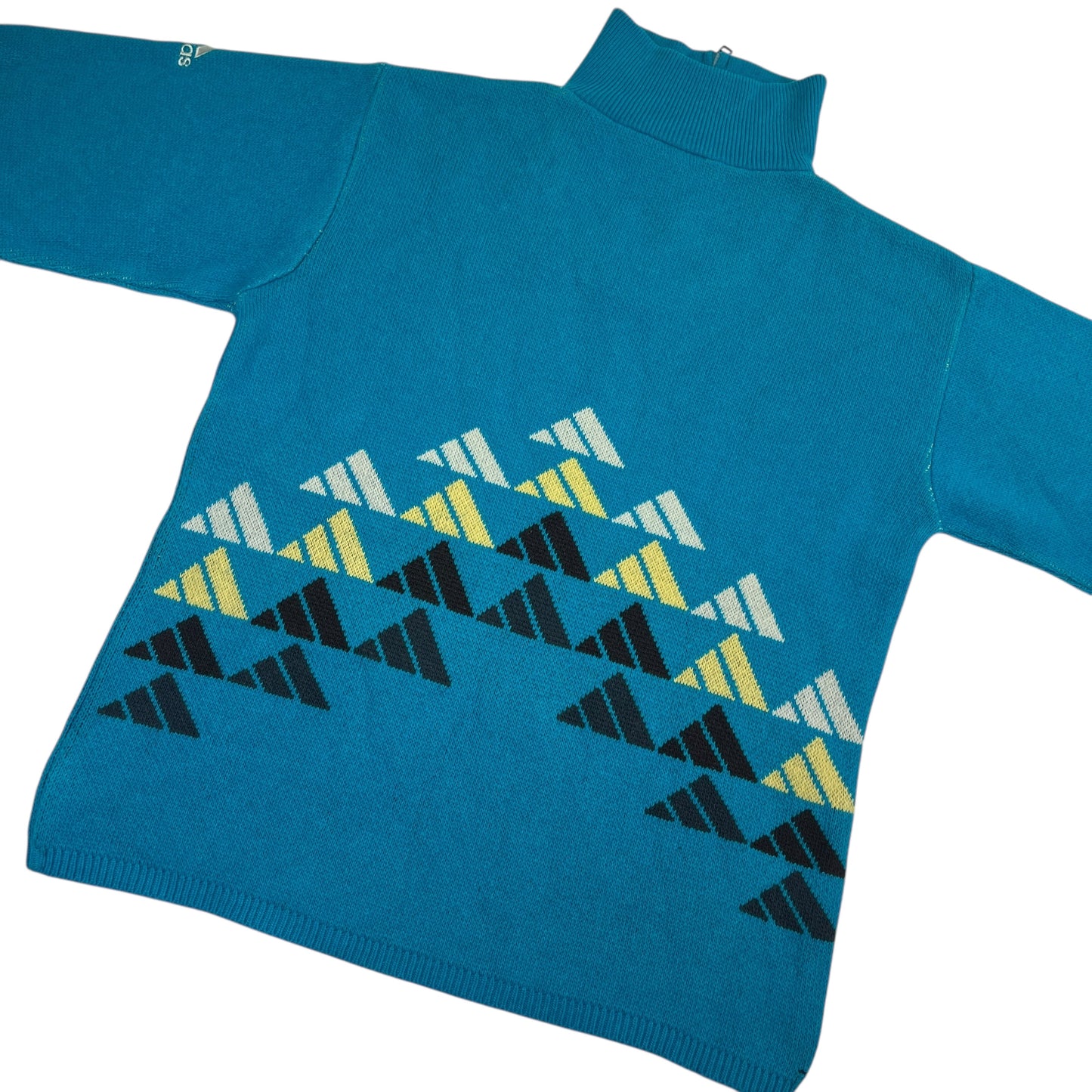 Adidas 90s 1/4 Zip Turtleneck Knitted Sweater