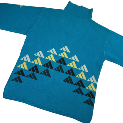 Adidas 90s 1/4 Zip Turtleneck Knitted Sweater