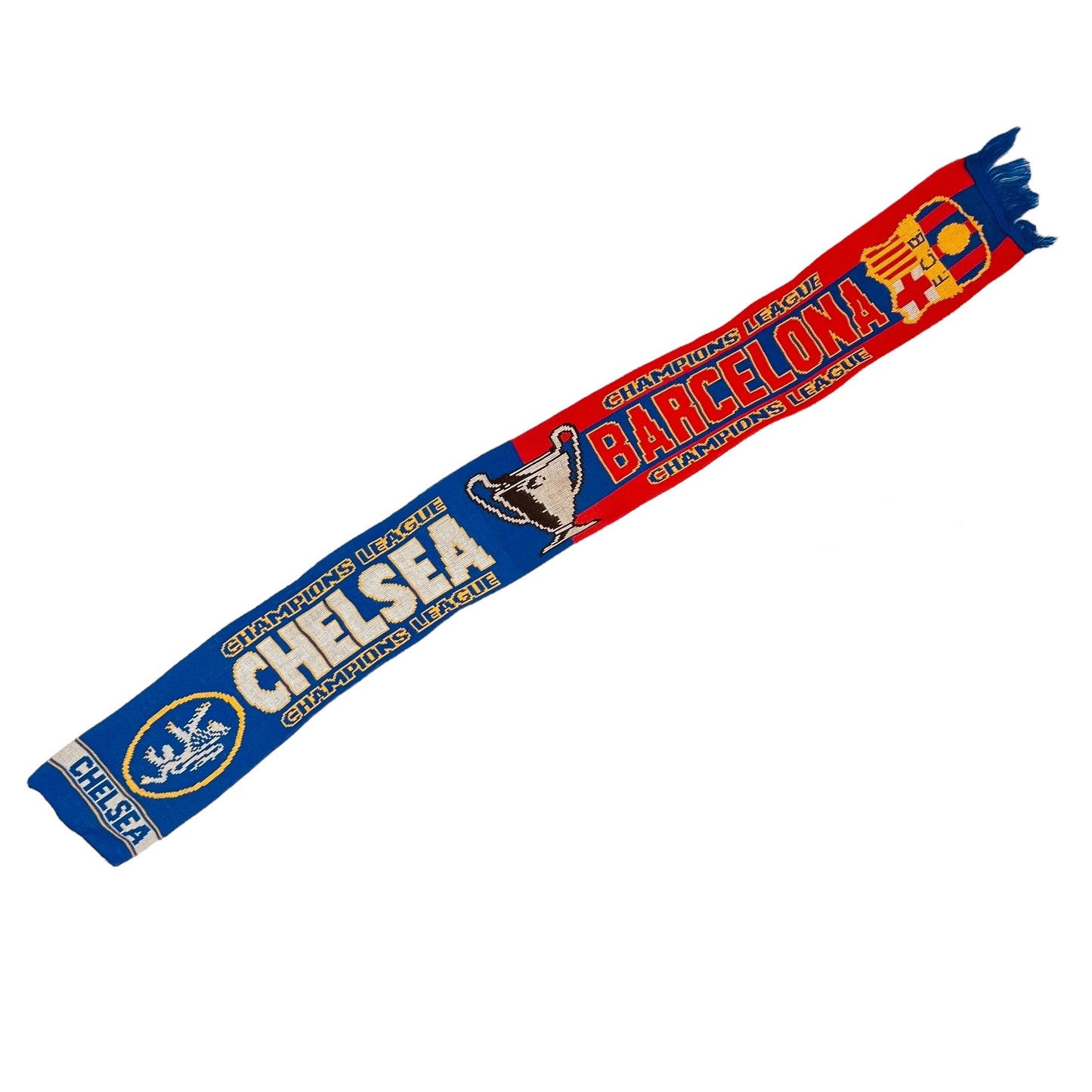 Chelsea FC vs FC Barcelona Champions League Scarf
