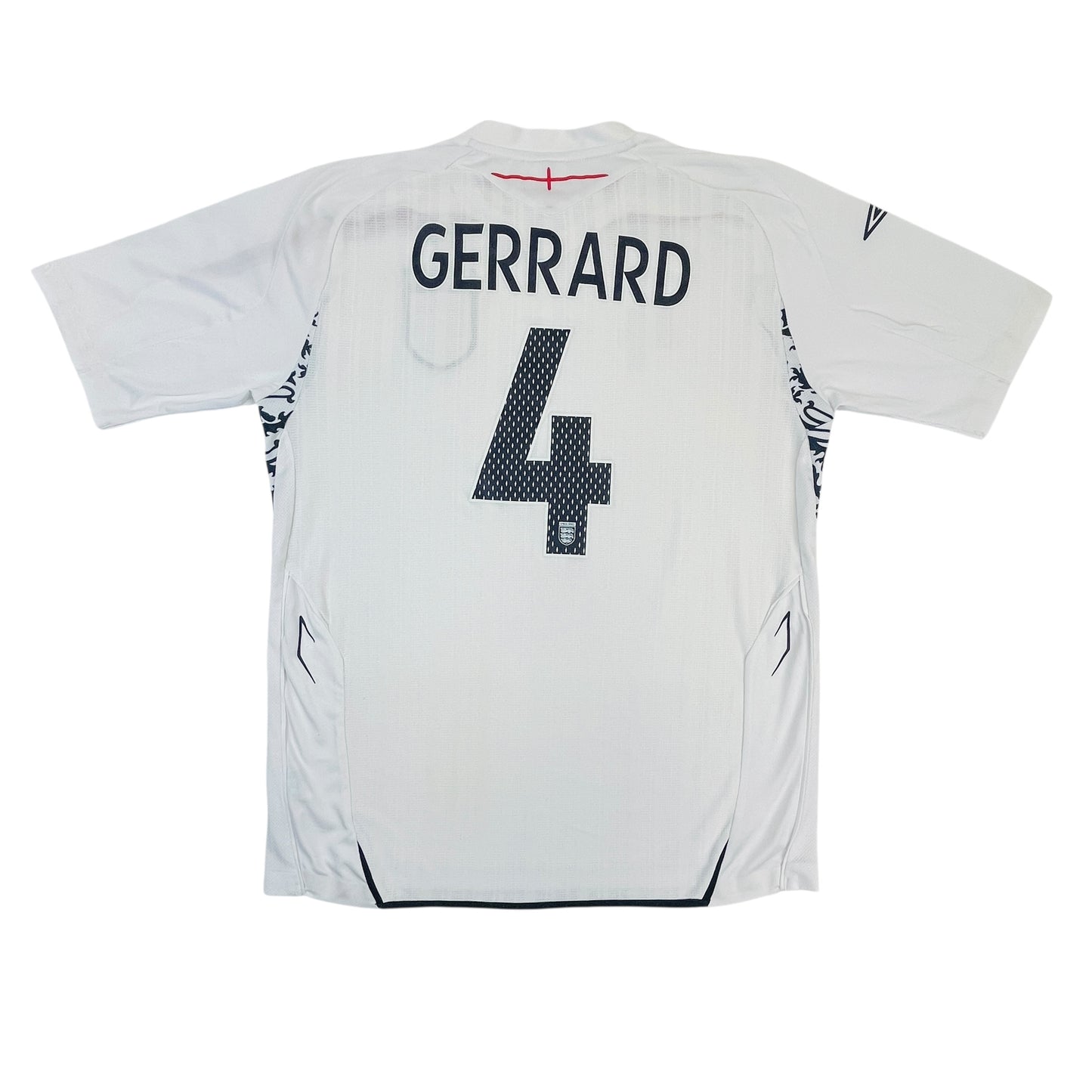 Umbro England National Team Steve Gerrard 2007-2009 Home Jersey