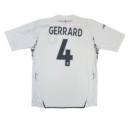 Umbro England National Team Steve Gerrard 2007-2009 Home Jersey