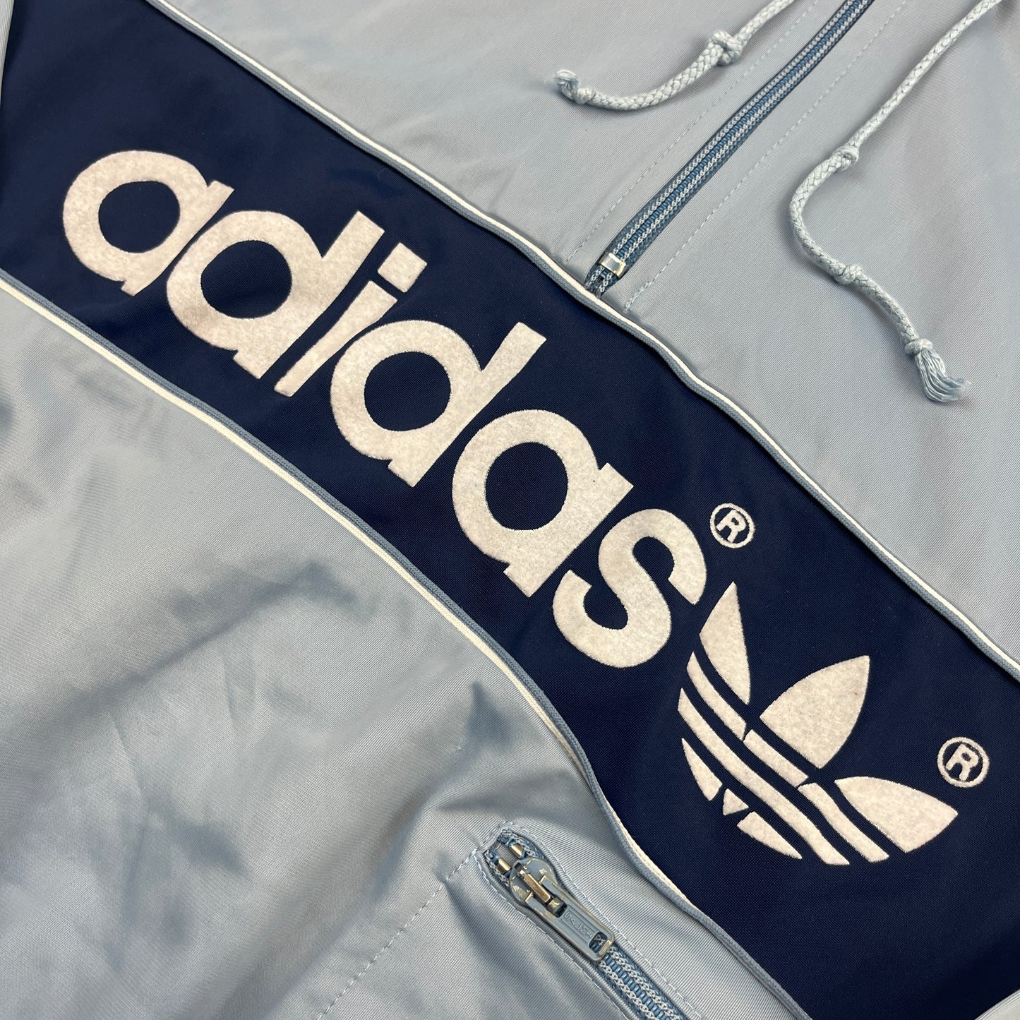 02645 Adidas 80s 1/4 Zip Hoodie