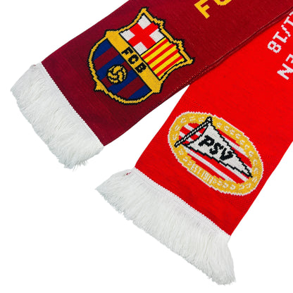 03194 PSV Eindhoven vs FC Barcelona 2018 Champions League Fan Scarf