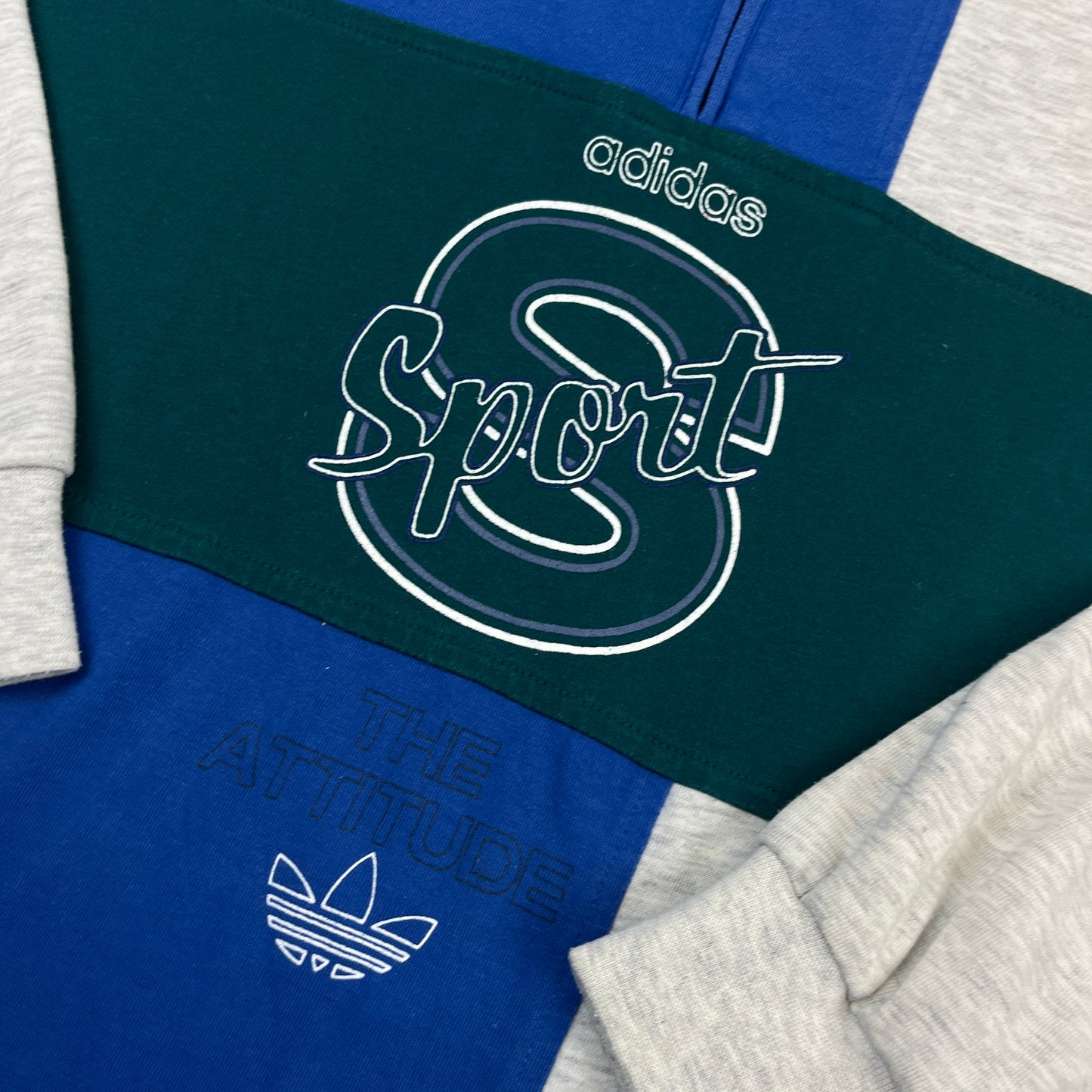 02887 Adidas 90s 1/4 Zip Sweater