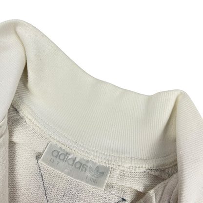 02654 Adidas 90s Break Point Tennis 1/4 Zip Sweater