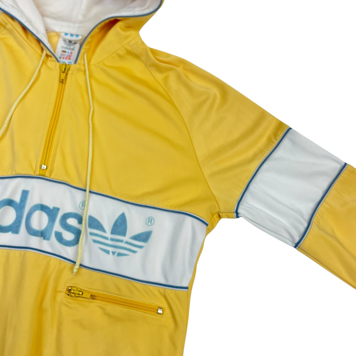 02866 Adidas 80s 1/4 Zip Hoodie