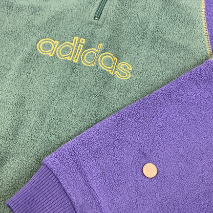 02224 Adidas 90s Fleece 1/4 Zip Sweater