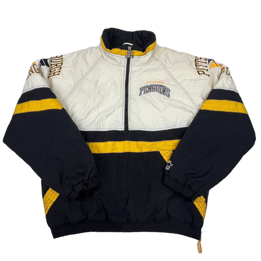 02229 Starter Pittsburgh Peguins 1/4 Zip Jacket
