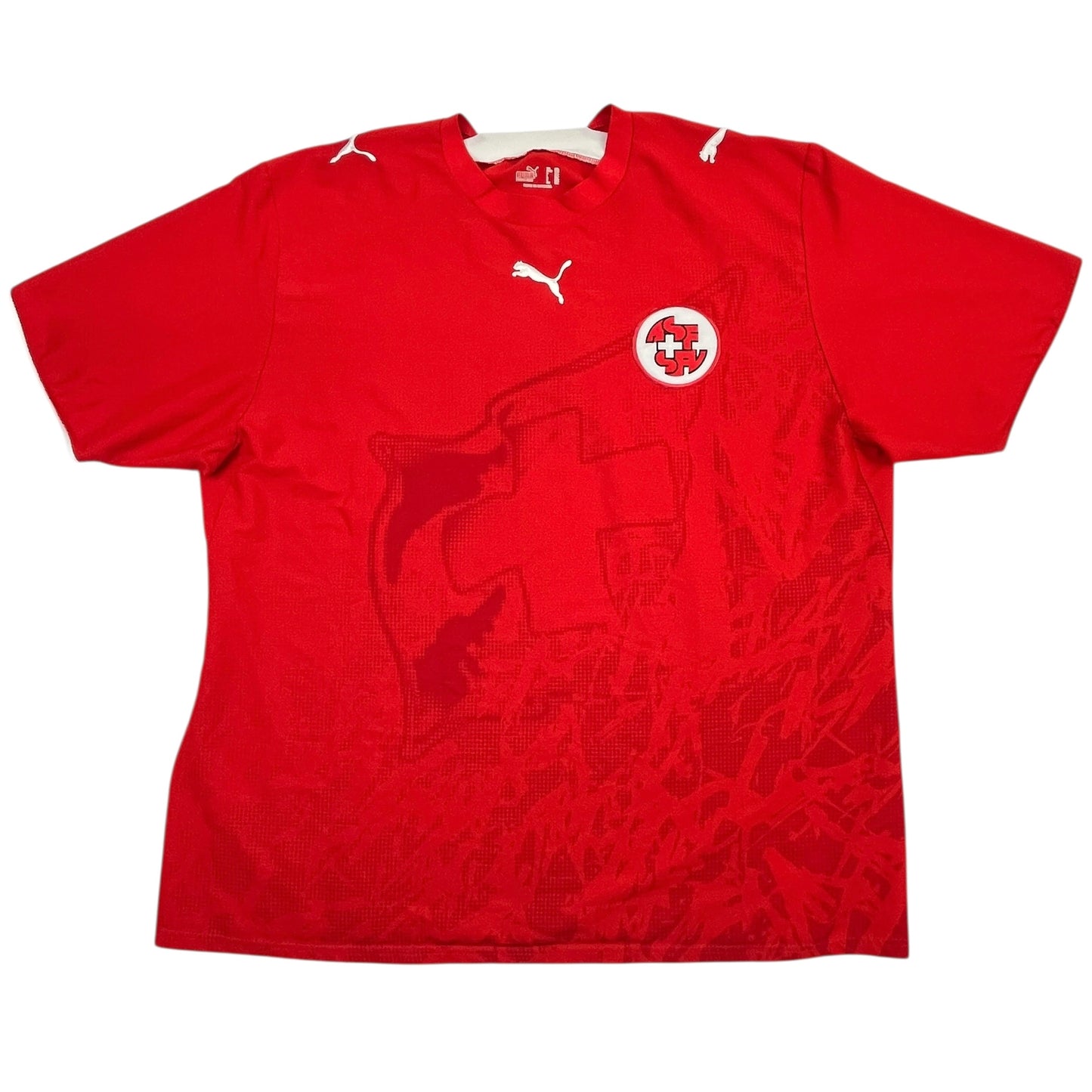 Puma Swiss Natural Football Team 2007-2007 Fanmade „Martin Brunner“ Home Jersey