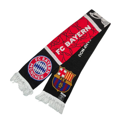 FC Bayern München vs FC Barcelona Champions League Scarf