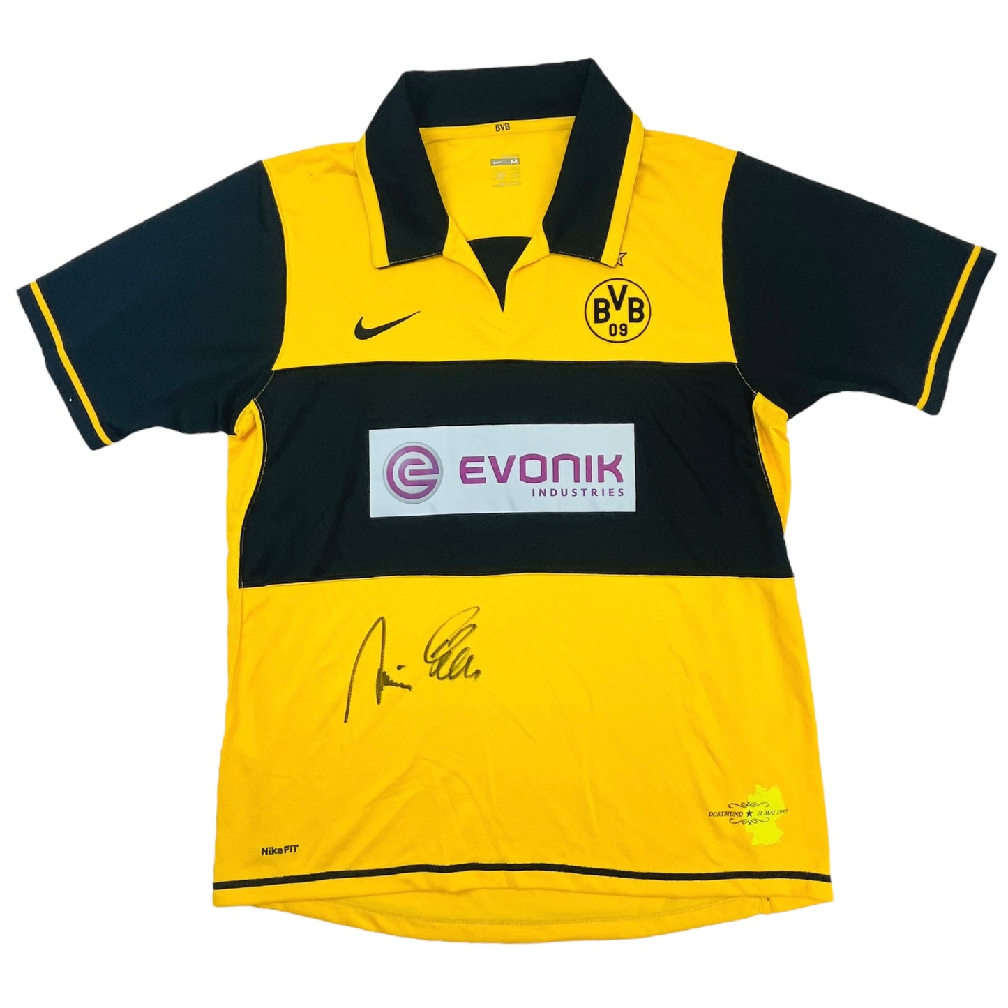 Nike Borussia Dortmund Signed ? 2007-2008 Deadstock Home Jersey
