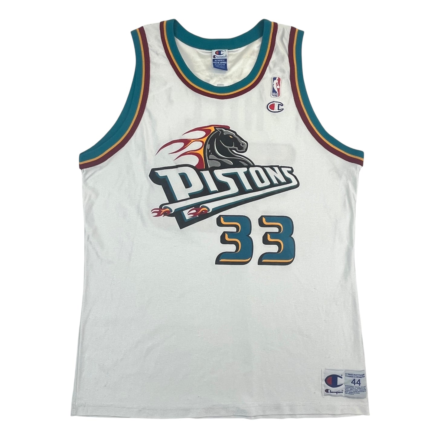 02641 Champion Detroit Pistons Grant Hill Jersey