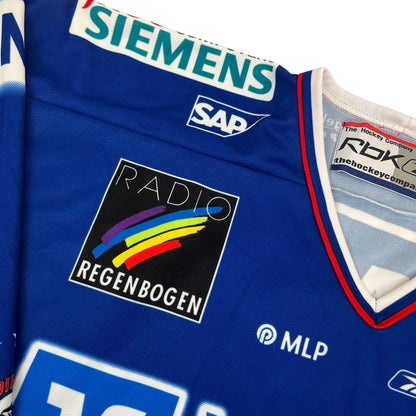 REEBOK ADLER MANNHEIM NATHAN ROBINSON „team signed“ 2005/2006 alternate Jersey