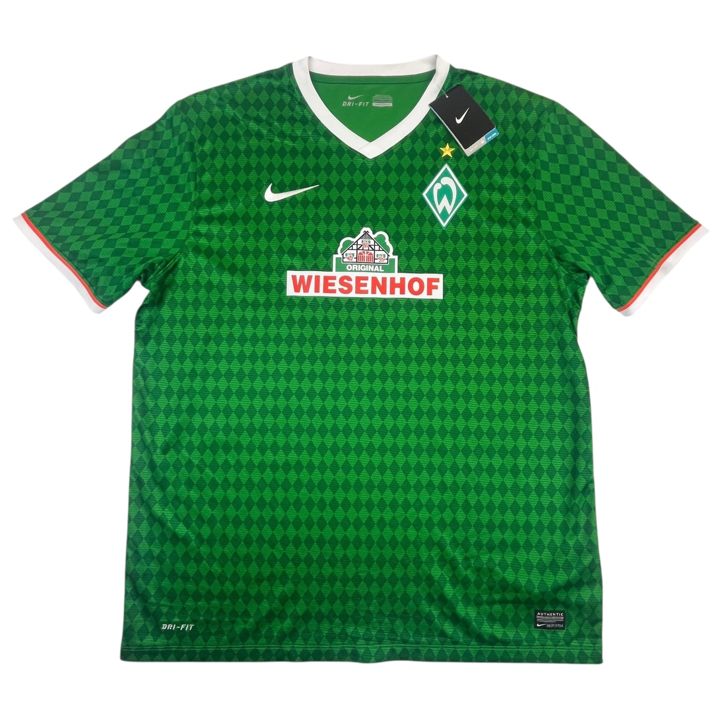NIKE SV Werder Bremen DEADSTOCK 16. Sponsorenabend „Seemann“ 2013-14 Home Jersey