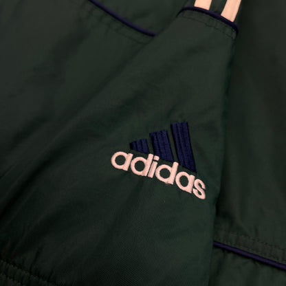 01804 Adidas 90s quilted Coach Jacket
