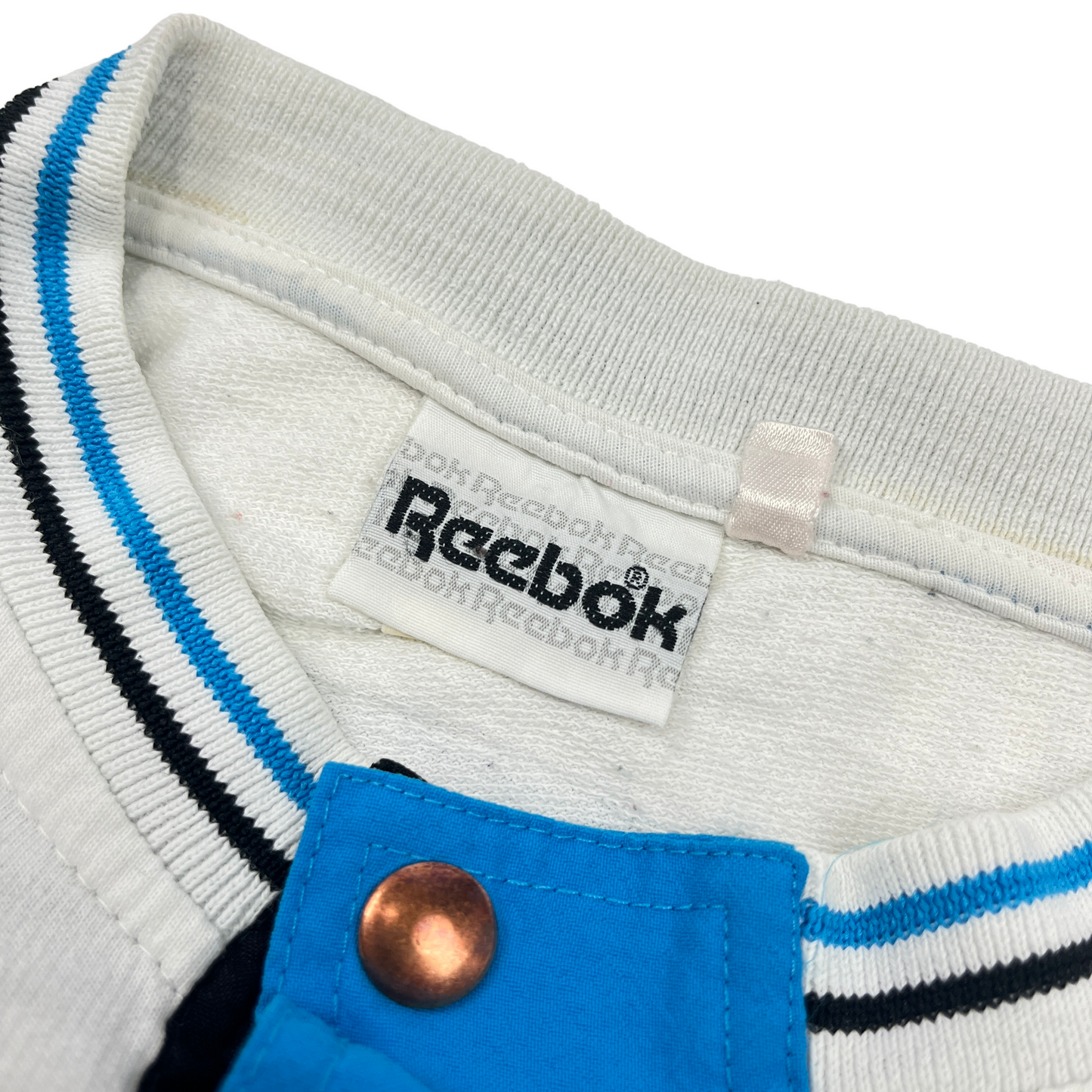 01475 Reebok Vintage 1/4 Button Sweater