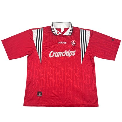 01686 Adidas 1 FC Kaiserslautern 96-98 “Pavel Kuka” Home Jersey