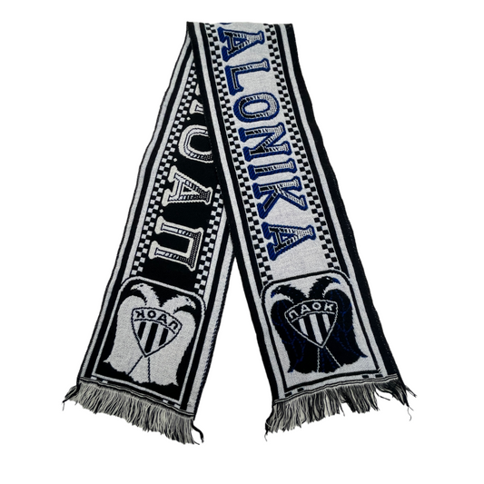 Vintage Paok Thessaloniki Soccer Scarf